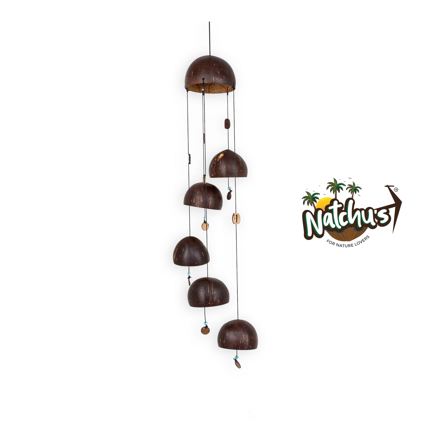 Natchu's Coconut Shell based Wind Chimes (Set of 1)