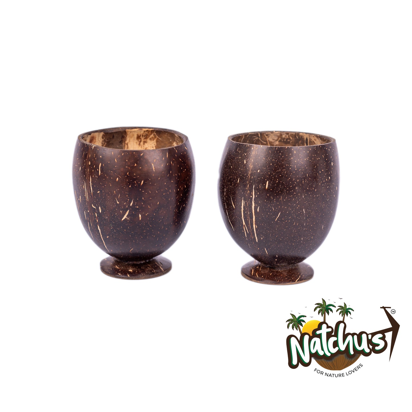 Natchu's Coconut Shell based juice Cup (250ml) (set of 2)