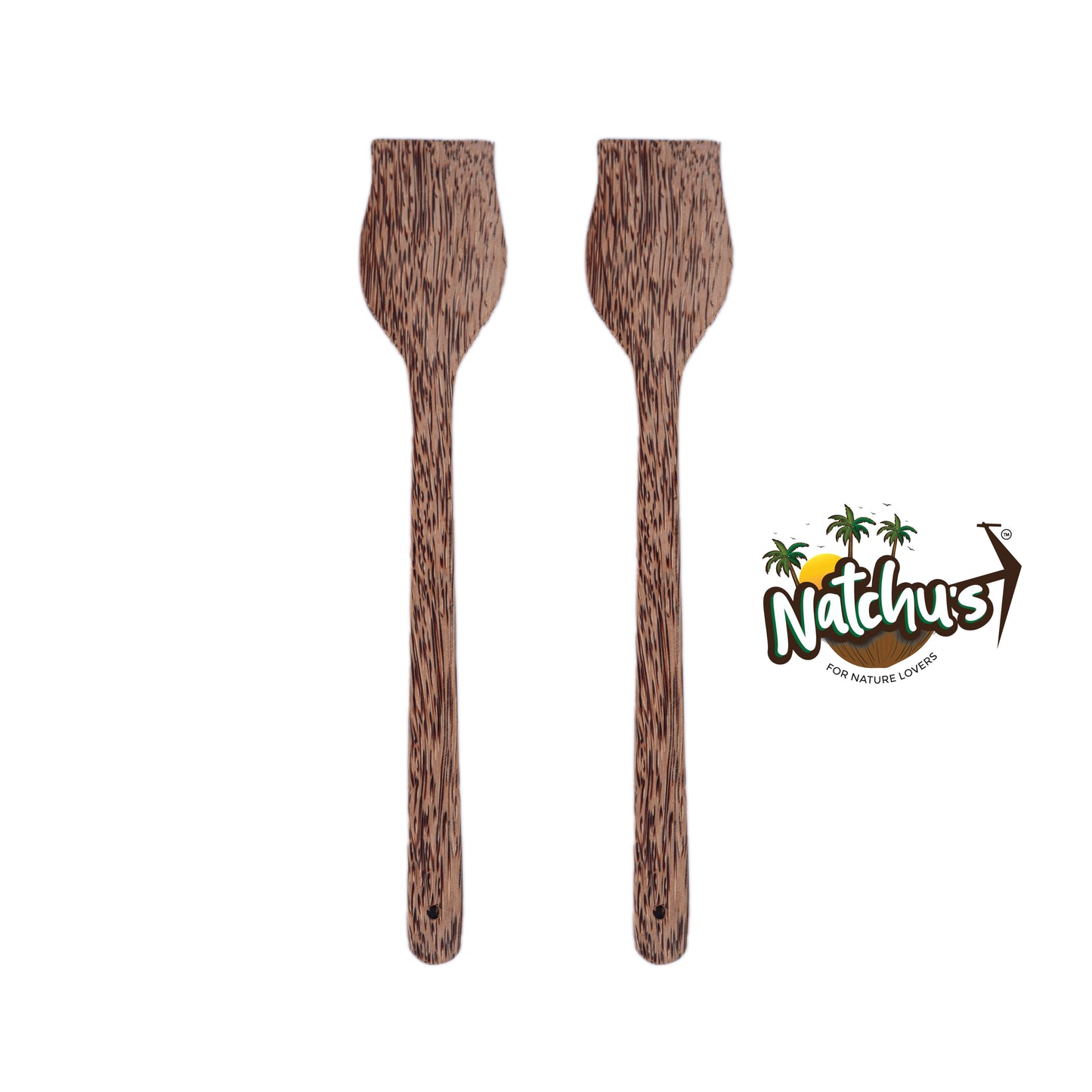 Natchu's Coconut wood based Spatula - Normal (Set of 2)