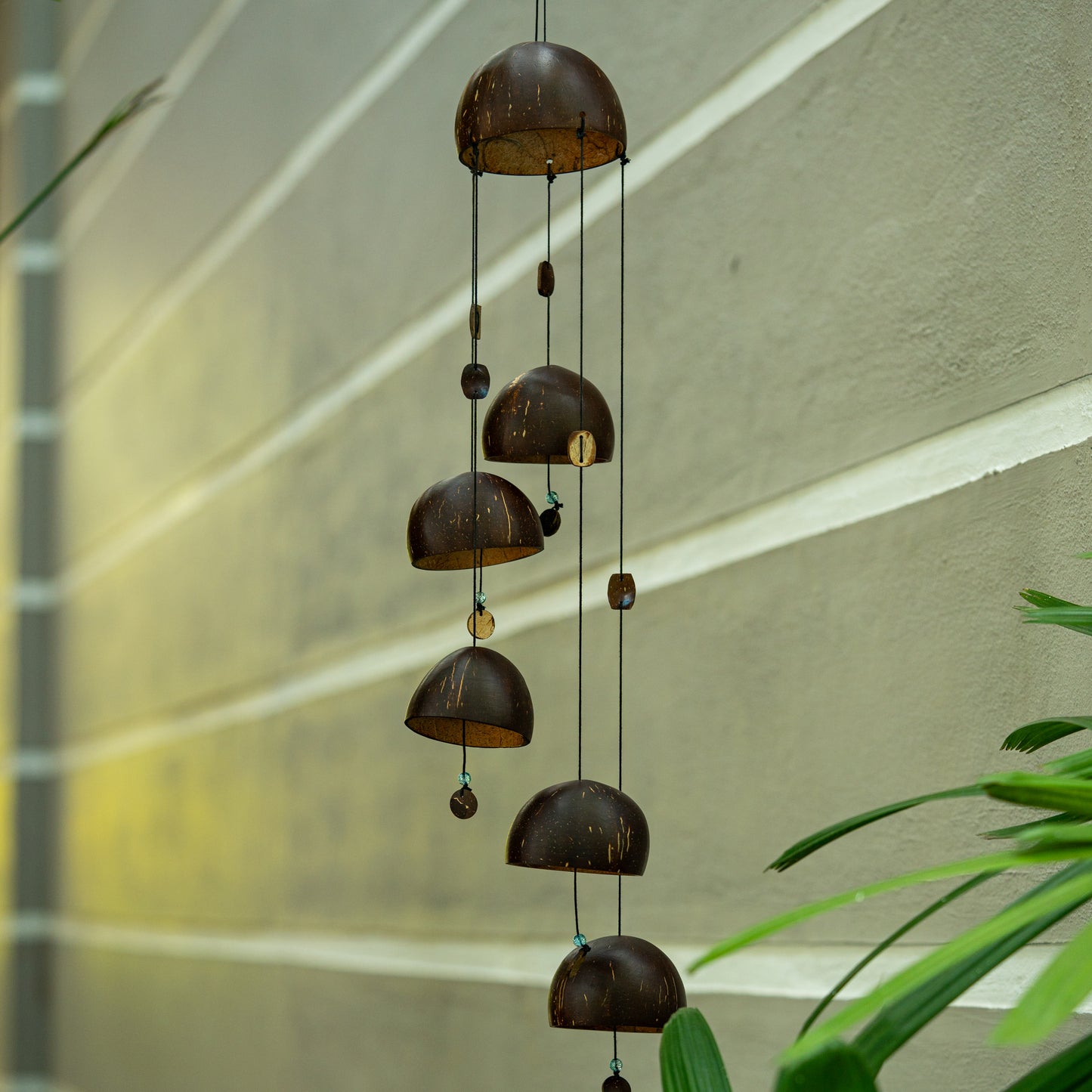 Natchu's Coconut Shell based Wind Chimes (Set of 1)