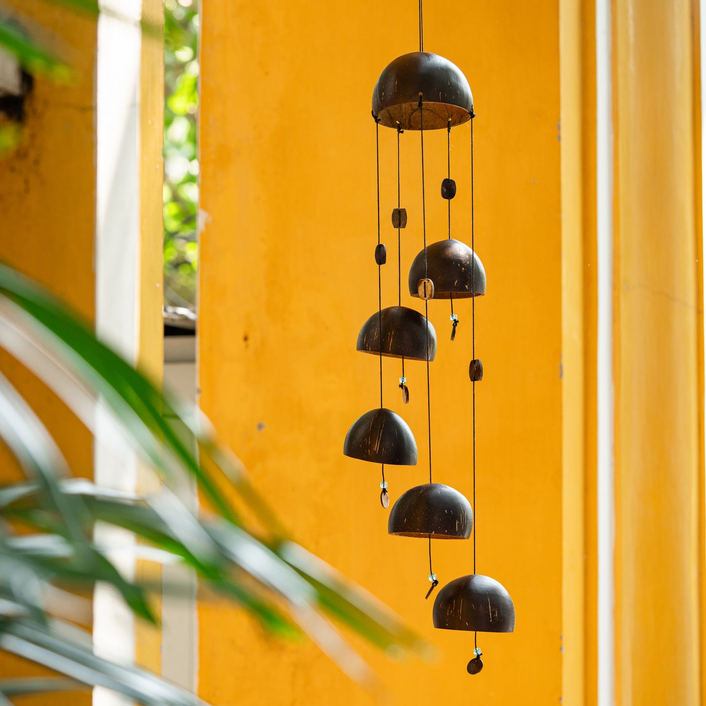 Natchu's Coconut Shell based Wind Chimes (Set of 1)