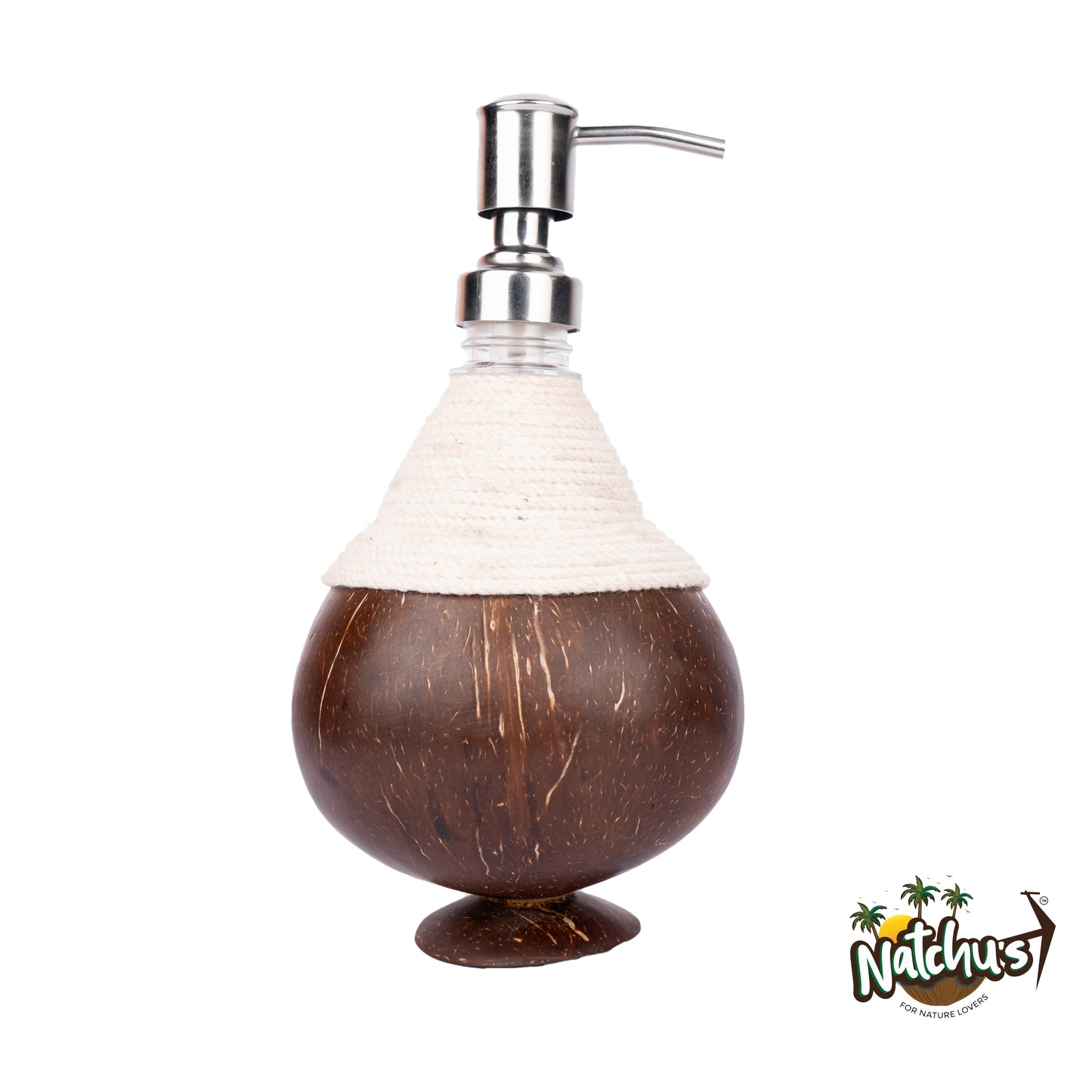 Natchu's Coconut Shell based Soap Dispenser (Set of 1)