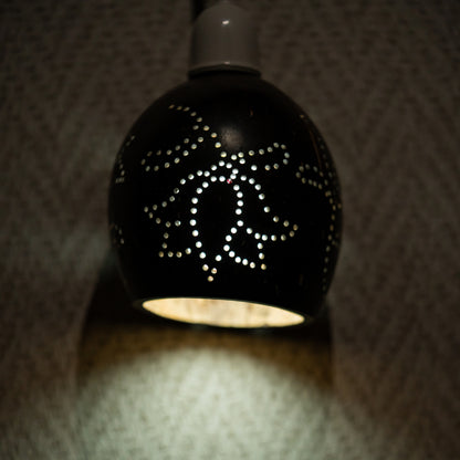 Natchu's Coconut Shell based Hanging Lamp with Bulb Holder (Set of 1)