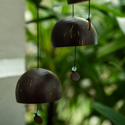 Natchu's Coconut Shell based Wind Chimes (Set of 1)