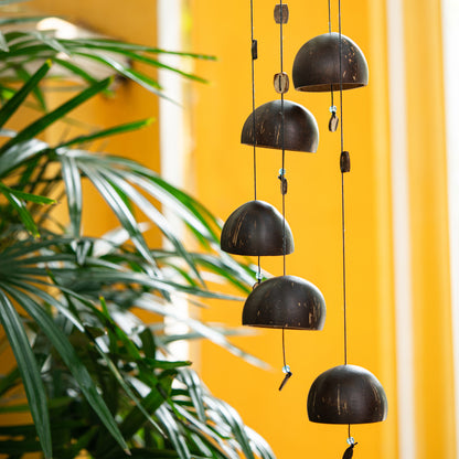 Natchu's Coconut Shell based Wind Chimes (Set of 1)