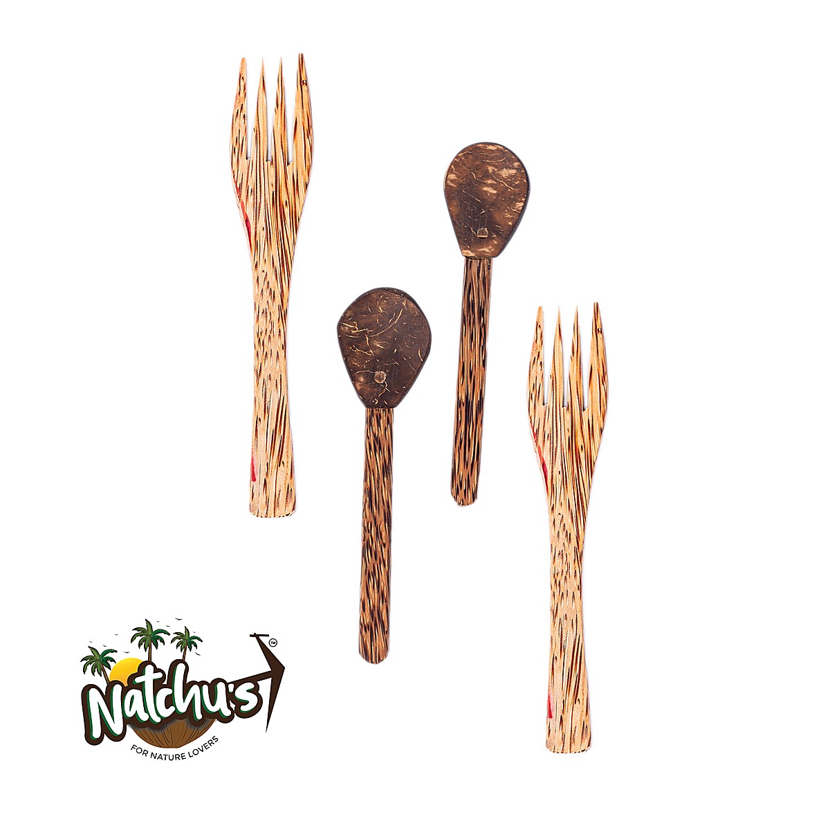 Masala Spoon & Fork Set (Set of 2 Each)